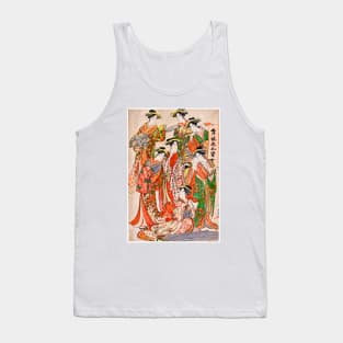 Seven Wise Women of the Pleasure Quarters, Katsukawa Shunsho 1780s Tank Top